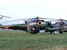 Vrtulník Mi-24V ve slovenských barvách