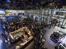 Expozice Mercedesu-Benz na frankfurtském autosalonu 2019 byla jasn nejvtí a...