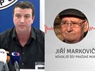Jií Markovi (vpravo) komentuje po telefonu avizovaný odchod Josefa Maree od...