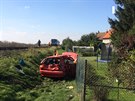 Na pejezdu v Sovticch na Hradecku srazil vlak auto