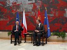Český prezident Miloš Zeman navštívil Srbsko, kde jednal s tamní hlavou státu...