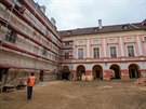 Vimperský zámek prochází rozsáhlou rekonstrukcí.