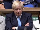 Britský premiér Boris Johnson poté, co parlament zamítl předčasné volby. (10....