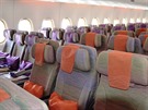 Ekonomick� t��da v Airbusu A380 spole�nosti Emirates.