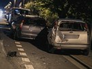 Opilý řidič v pardubickém městském obvodu Dubina naboural při noční jízdě se...