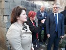 Ministryn� Jana Mal��ov� nav�t�vila �steckou �tvr� P�edlice. (18. z��� 2019)
