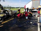 Nehoda u Holic si vy��dala �ivot �idi�e dod�vky.