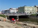 Most pes eku Moravu na Masarykov td v Olomouci bude v rmci budovn...
