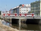 Most pes eku Moravu na Masarykov tíd v Olomouci bude v rámci budování...