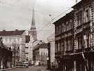 Snímek z roku 1964. Pohled do ulice M. Škardové, dnes Pražské. Fotografie...
