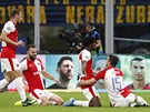 RADOST NA INTERU. Slávisté pekvapili domácí Inter Milán a po hodin hry li...