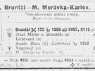 Jzdn d trati Bruntl - Mal Morvka z roku 1928