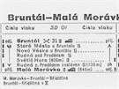 Jzdn d trati Bruntl - Mal Morvka z roku 1969