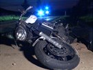 Smrteln nehoda motorke u Rakovnka