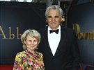 Imelda Stauntonová a její manel Jim Carter na svtové premiée filmu Panství...