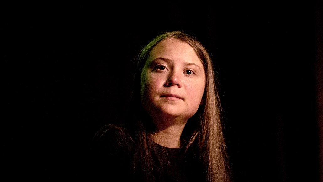 Švédská klimatická aktivistka Greta Thunbergová vystoupila na konferenci...