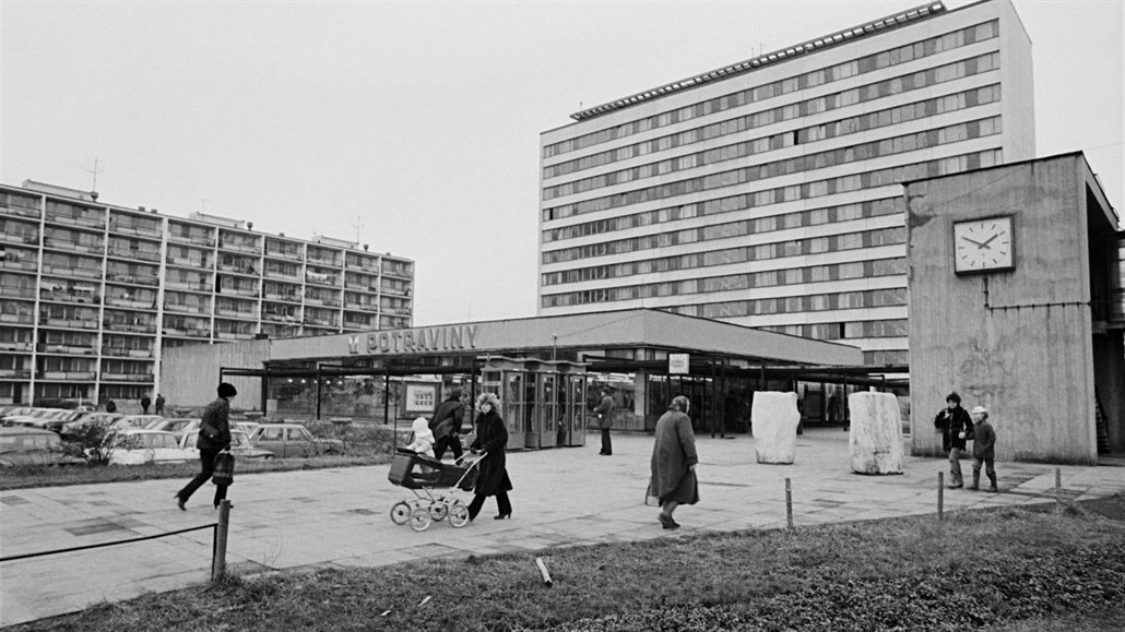 Sídliště Pankrác v roce 1983