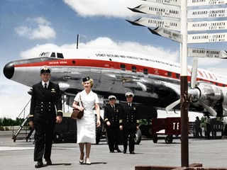 Lockheed L 1649 společnosti Qantas