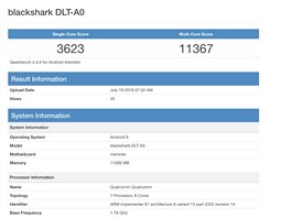 Výsledek telefonu Xiaomi Black Shark II Pro se Snapdragonem 855 Plus v testu...