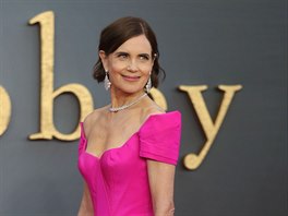 Elizabeth McGovernová na svtové premiée filmu Panství Downton (Londýn, 9....