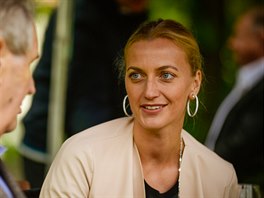 Prezident Milo Zeman a tenistka Petra Kvitová na tetím roníku Lány Open (9....