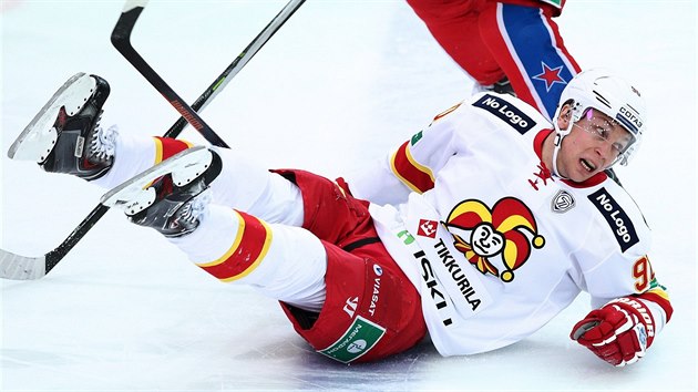 Johan Harju si vyzkouel i KHL v dresu Jokeritu Helsinki.