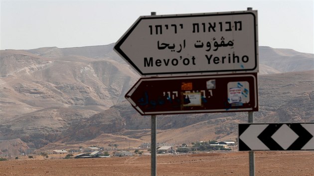 Izraelsk osada Mevoot Jericho na okupovanm palestinskm Zpadnm behu Jordnu (13. z 2019)