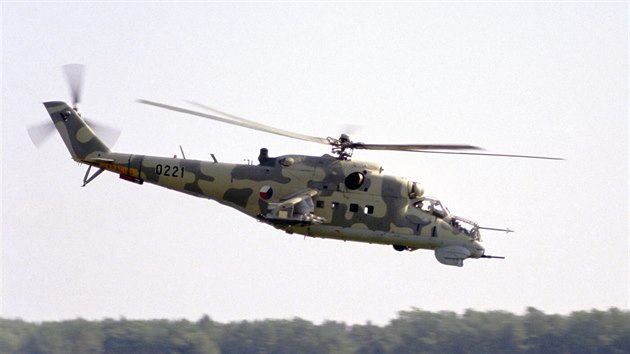 Vrtulnk Mi-24D eskoslovensk lidov armdy