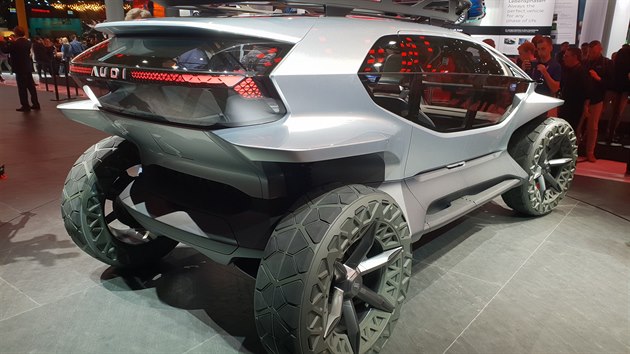 Audi AI:TRAIL je koncept autonomního elektromobilu pro offroadová dobrodružství.
