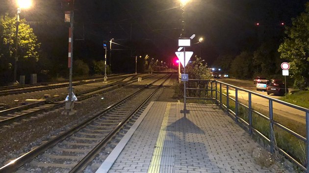 15letého chlapce na nádraží ve Voticích zasáhl proud (13. září 2019)
