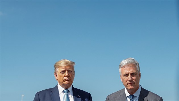 Donald Trump jmenuje novho bezpenostnho poradce Blho domu Roberta C. O'Briena. Ten dosud psobil jako zvltn vyslanec pro zleitosti rukojmch (18. z 2019).