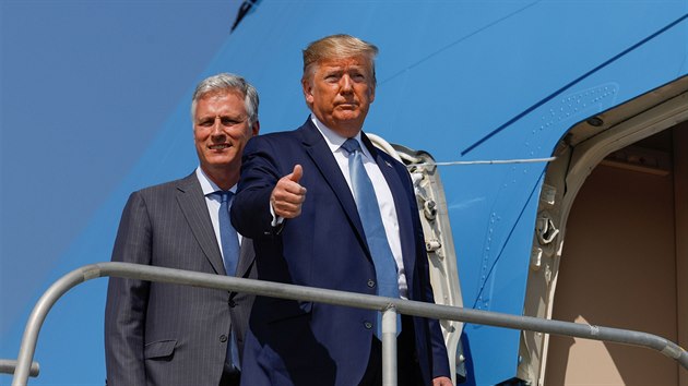 Donald Trump jmenuje novho bezpenostnho poradce Blho domu Roberta C. O'Briena. Ten dosud psobil jako zvltn vyslanec pro zleitosti rukojmch (18. z 2019).