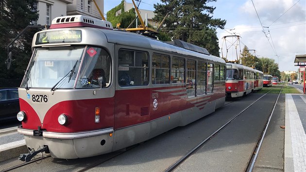 Ve Steovicch vykolejila tramvaj, uvolnila se obru. (17.9.2019)