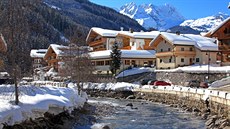 Obec Gerlos v rakouských Alpách