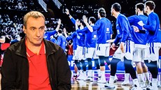 Trenér českých basketbalistů Ronen Ginzburg v diskusním pořadu Rozstřel. (17....