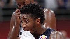 Rozpaitý Donovan Mitchell po vítzství Amerian nad Polskem.