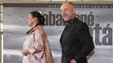 Jitka vanarová a Václav Marhoul na premiée filmu Nabarvené ptáe (Praha, 11....