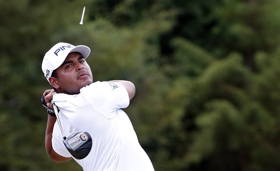 Sebastián Muoz na turnaji Sanderson Farms Championship v Jacksonu.