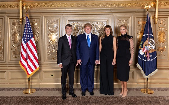 Český premiér Andrej Babiš a jeho manželka Monika se v New Yorku setkali s...