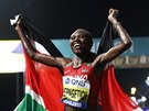 Vítzkou maratonu na MS v Dauhá se stala Ruth Chepngetichová z Keni.