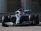 Lewis Hamilton ze stáje Mercedes na trati Velké ceny Ruska