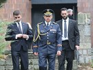 Na poslední rozloučení s tragicky zesnulým generálem Milanem Jakubů do Jihlavy...