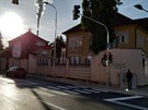 Na Mánesov ulici pibyly semafory u pechodu pro chodce poblí kíení s...