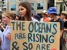 Demonstrace za klima v australském Melbournu (20. 9. 2019)