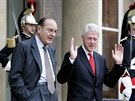 Jacques Chirac a Bill Clinton (6. 6. 2005)