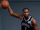 Kevin Durant pi focení Brooklyn Nets.