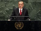 Turecký prezident Recep Tayyip Erdogan pi 74. zasedání Valného shromádní OSN...