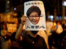 Správkyn Hongkongu Carrie Lamová v reakci na nkolikamsíní protivládní...