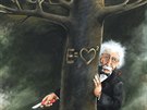 Relativn zamilovaný Einstein