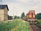 Stanice Svtl Hora v ervenci 1991. foto: Martin Kubk